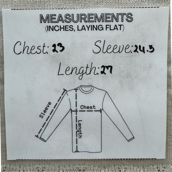 Olive &Vine wide button collar pull over sweater tan size XL Fall neutral - Picture 9 of 9